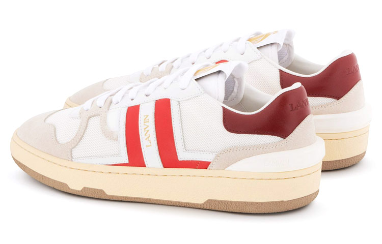 (W) Lanvin Clay 'White Red' 圖 5
