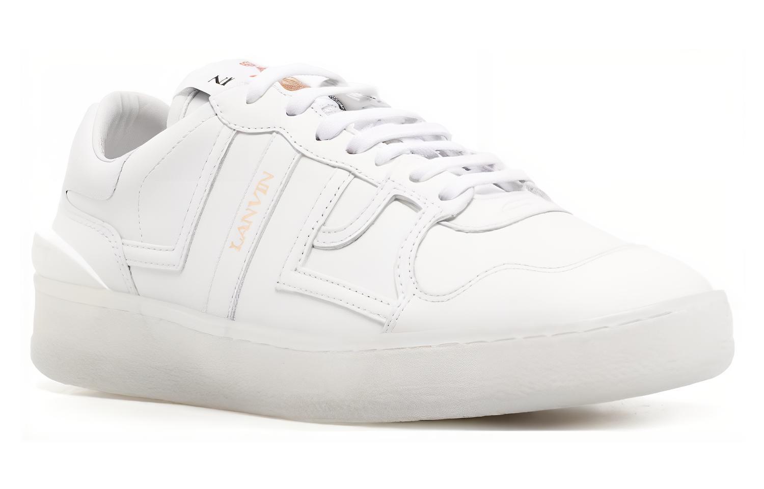 (W) Lanvin Clay Leather Low 'White Clay' 圖 3