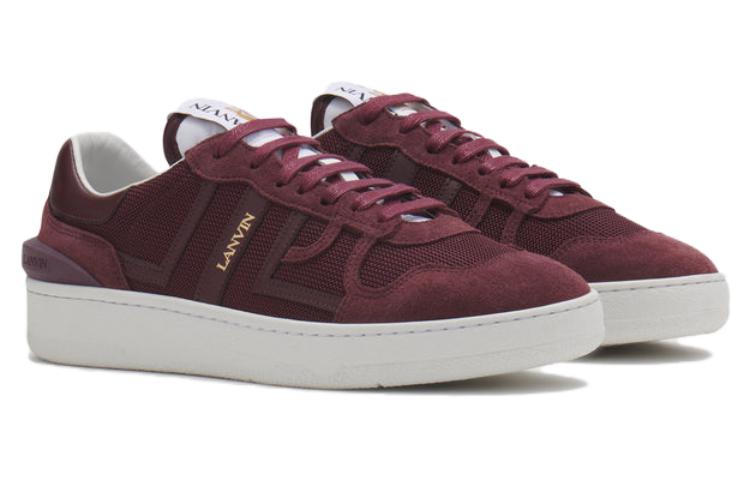 (W) Lanvin Clay Low-Top Sneaker 'Burgundy' 圖 2