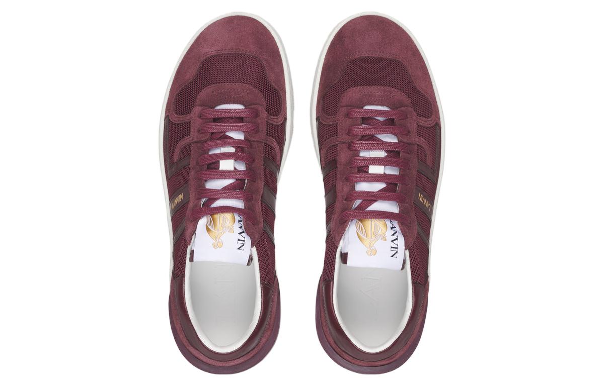 (W) Lanvin Clay Low-Top Sneaker 'Burgundy' 圖 3