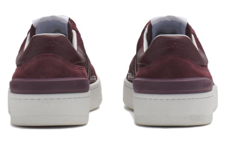 (W) Lanvin Clay Low-Top Sneaker 'Burgundy' 圖 4