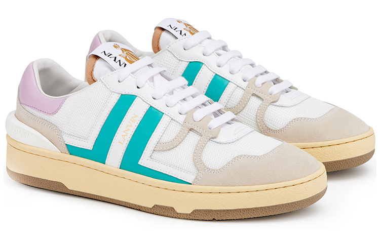 (W) Lanvin Clay Low-Top 'White Blue Mesh' 圖 3