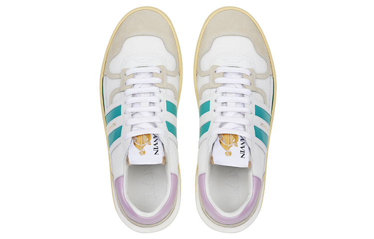 (W) Lanvin Clay Low-Top 'White Blue Mesh' 圖 4