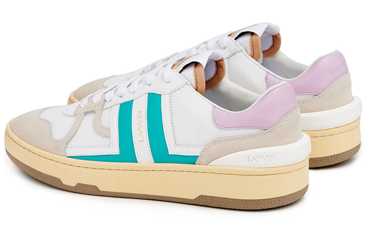 (W) Lanvin Clay Low-Top 'White Blue Mesh' 圖 5