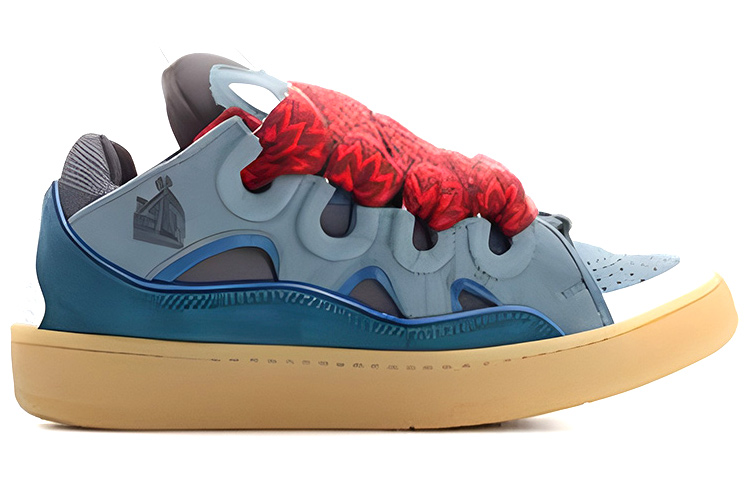 Order (W) Lanvin Curb 'Biru Merah' FW-SKDK02-DRAG-A2118