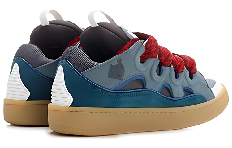 Shop (W) Lanvin Curb 'Biru Merah' FW-SKDK02-DRAG-A2118