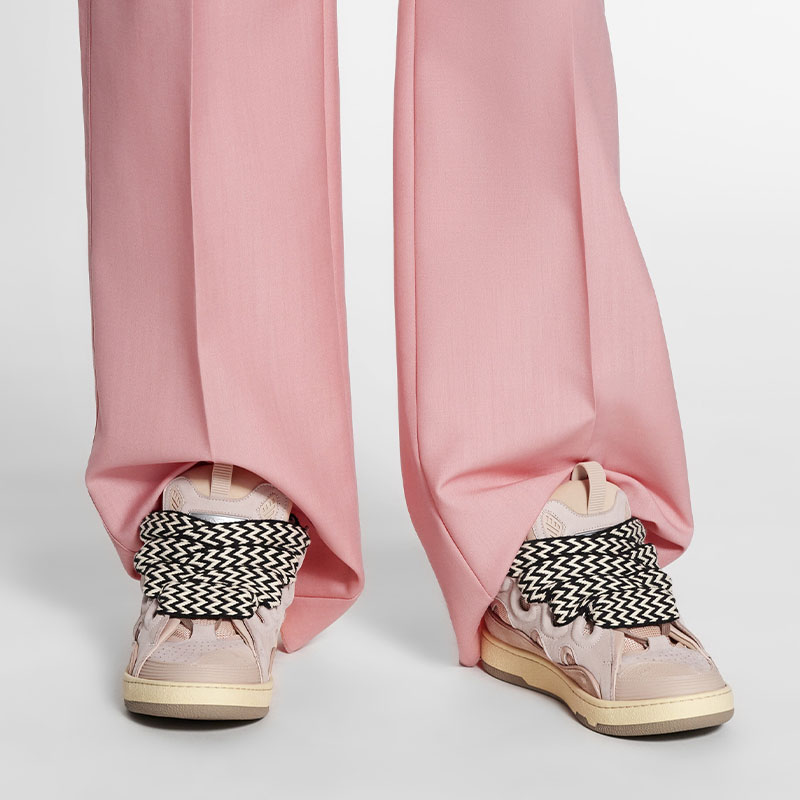 Cheap (W) Lanvin Curb 轻便运动鞋 '浅粉色' FW-SKDK02-DRAG-A2151