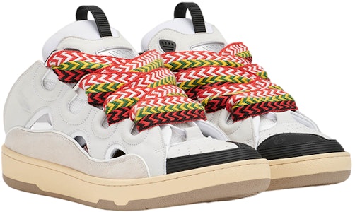 Lanvin浪凡 Curb 皮革綁帶低筒時尚板鞋 女款 白色 Lookbook Lanvin浪凡 Curb 皮革綁帶低筒時尚板鞋 女款 白色