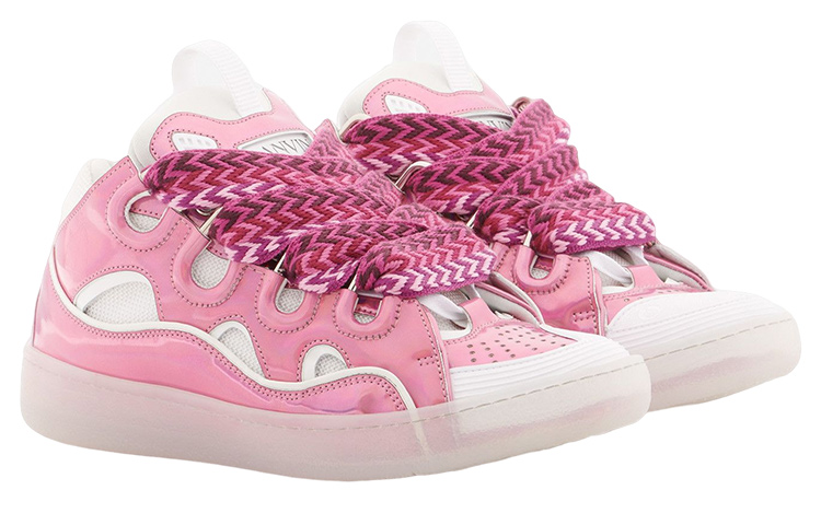 Order (W) Lanvin Curb Sneaker 'Merah Jambu Metalik' FW-SKDK02-IRID-P235000