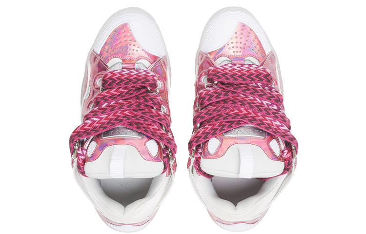 Lookbook (W) Lanvin Curb Sneaker 'Merah Jambu Metalik' FW-SKDK02-IRID-P235000