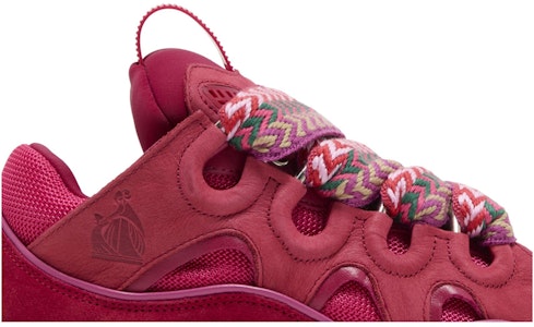 Lanvin浪凡 Curb 皮革 系帶低幫 時尚板鞋 女款 紫紅色 Order Lanvin浪凡 Curb 皮革 系帶低幫 時尚板鞋 女款 紫紅色