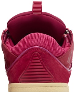 Lanvin浪凡 Curb 皮革 系帶低幫 時尚板鞋 女款 紫紅色 Sizing Lanvin浪凡 Curb 皮革 系帶低幫 時尚板鞋 女款 紫紅色