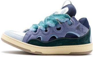 (Women) Lanvin Curb Sneakers 'Blue Purple Green' FW-SKDK02-DRAG-A222040 (Women) Lanvin Curb Sneakers 'Blue Purple Green' FW-SKDK02-DRAG-A222040