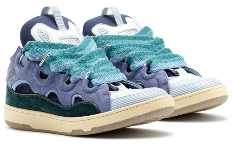 Order (W) 兰文 Curb 休闲运动鞋 '蓝紫绿' FW-SKDK02-DRAG-A222040