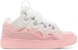 (W) Lanvin Curb Sneakers 'Gradient Pink' dalam Warna Merah Jambu Gradasi. FW-SKDK02-SPRA-A235000