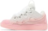 Lookbook (W) Lanvin Curb Sneakers 'Gradient Pink' dalam Warna Merah Jambu Gradasi. FW-SKDK02-SPRA-A235000