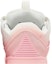 Sizing (W) Lanvin Curb Sneakers 'Gradient Pink' dalam Warna Merah Jambu Gradasi. FW-SKDK02-SPRA-A235000