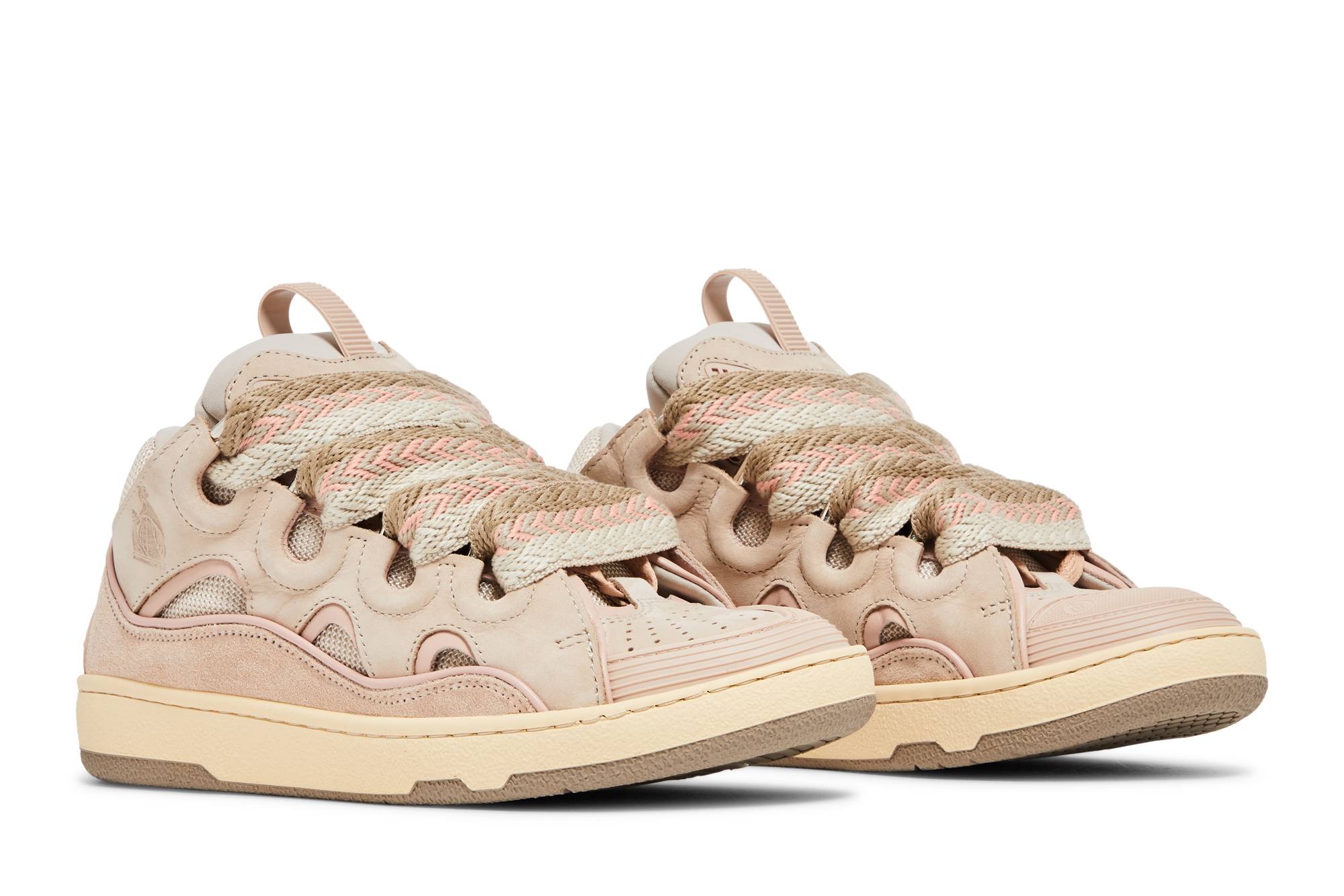 Cheap (Women) Lanvin Curb Sneakers 'Nude' FW-SKDK02-DRAG-A2357