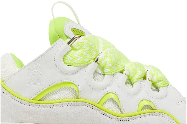 (W) Lanvin Curb Sneakers 'Putih Kuning Fluo' FW-SKDK02-DRAP-P23-00F8 Order (W) Lanvin Curb Sneakers 'Putih Kuning Fluo' FW-SKDK02-DRAP-P23-00F8
