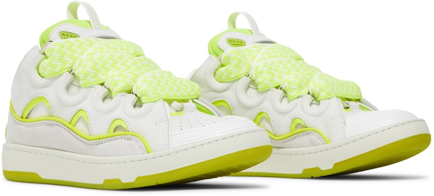 (W) Lanvin Curb Sneakers 'Putih Kuning Fluo' FW-SKDK02-DRAP-P23-00F8 Cheap (W) Lanvin Curb Sneakers 'Putih Kuning Fluo' FW-SKDK02-DRAP-P23-00F8
