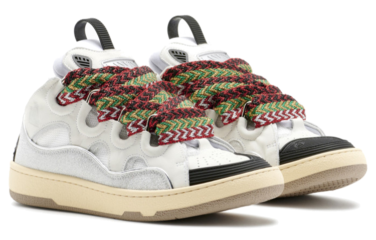 Order (W) 랑방 커브 스니커즈 '화이트 글리터' (Lanbang Keobeu Seunikеоjeu 'Hwaiteu Geulliteo') FW-SKDK02-DRLX-A2200