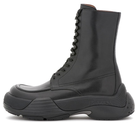 (Women) Lanvin Flash-X Bold Lace Up Leather Boot 'Black' FW-BOSI03-CALF-H221010 Buy (Women) Lanvin Flash-X Bold Lace Up Leather Boot 'Black' FW-BOSI03-CALF-H221010