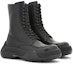 Order (W) Lanvin But Kasut Kulit Bertali 'Black Fashion' FW-BOSI03-CALF-H221010