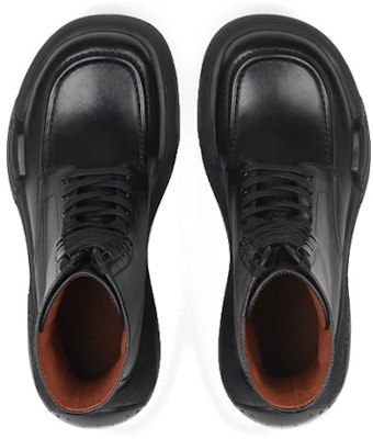 (W) 랑방 블랙 패션 가죽 레이스업 부티 FW-BOSI03-CALF-H221010 Lookbook (W) 랑방 블랙 패션 가죽 레이스업 부티 FW-BOSI03-CALF-H221010