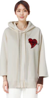 Shop (W) Lanvin FW21 七夕限定心形米色長袖上衣. RW-HO0018-J166-A21021