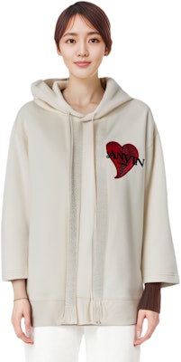 (W) Lanvin FW21 Qixi Limited Sweatshirt Hati Beige. RW-HO0018-J166-A21021 Shop (W) Lanvin FW21 Qixi Limited Sweatshirt Hati Beige. RW-HO0018-J166-A21021