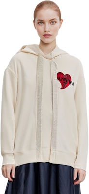 (W) Lanvin FW21 Qixi Limited Sweatshirt Hati Beige. RW-HO0018-J166-A21021 Purchase (W) Lanvin FW21 Qixi Limited Sweatshirt Hati Beige. RW-HO0018-J166-A21021