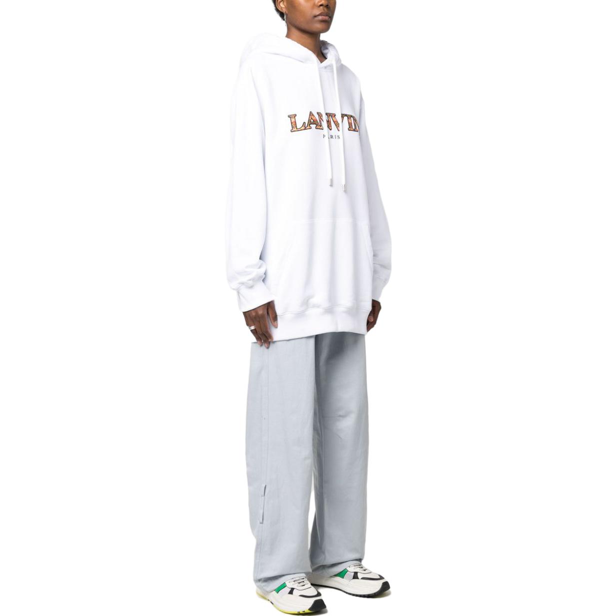 Sizing (W) Lanvin FW23 Hoodie Logo Bordir. RW-HO0019-J209-A2301