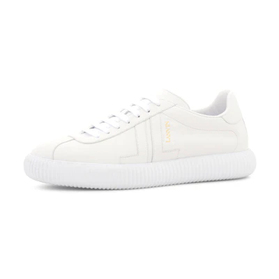 (W) Lanvin Glen Arpege 'Leather Patchwork White'
