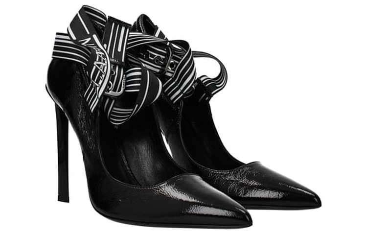 (W) Lanvin High Heel Patent Leather 'Black Fashion' 圖 2