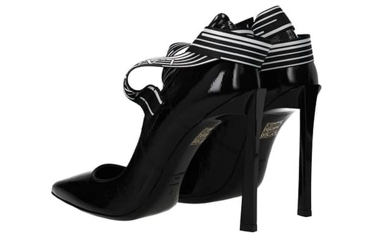 (W) Lanvin High Heel Patent Leather 'Black Fashion' 圖 3
