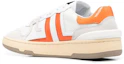 Lookbook (Women) Lanvin Lace-up Fashion Sneaker 'White Orange' FW-SKDK00-GLOS-A22901