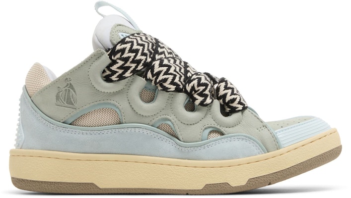 浪凡 Lanvin 淡藍色女士皮革Curb板鞋 Buy 浪凡 Lanvin 淡藍色女士皮革Curb板鞋