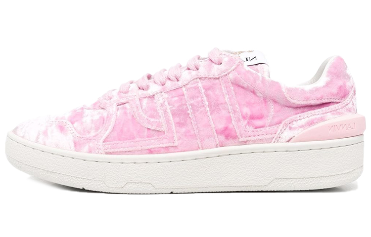 (W) Lanvin Leather Fashion Sneaker 'Pink'