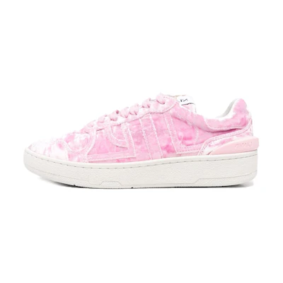 (W) Lanvin Leather Fashion Sneaker 'Pink'