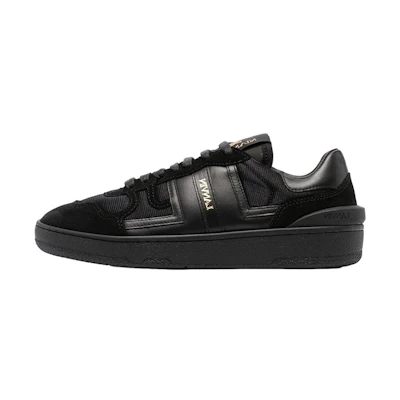 (W) Lanvin Leather Fashion Sneakers 'Black'