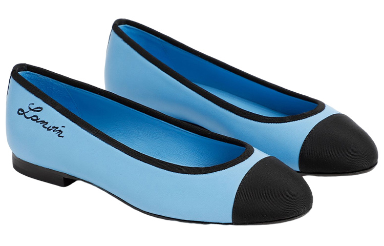 (W) Lanvin Leather Flat 'Blue' 圖 3