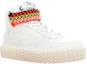 Order (W) Lanvin Leren Hoge Sneakers ''Wit'' FW-SKLK04-ADRI-P2300