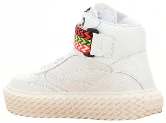 (Women) Lanvin Leather High-Top Sneakers 'White' FW-SKLK04-ADRI-P2300 Lookbook (Women) Lanvin Leather High-Top Sneakers 'White' FW-SKLK04-ADRI-P2300