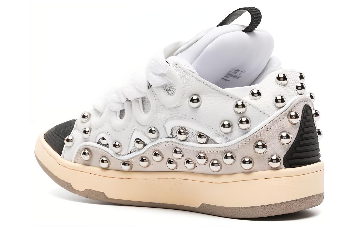 (W) Lanvin Leather Low-Top Sneaker 'White CMFT Strap' 圖 3