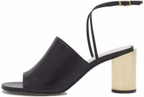(Women) Lanvin Leather Open-Toe Block Heel Sandal 'Black' FW-SASM02-NAPA-A2310M1 (Women) Lanvin Leather Open-Toe Block Heel Sandal 'Black' FW-SASM02-NAPA-A2310M1