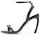 (W) Lanvin Tumit Tinggi Kulit Terbuka 'Hitam' dengan Gesper FW-SASS0I-RIVE-E2310