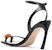(W) Lanvin Tumit Tinggi Kulit Terbuka 'Hitam' dengan Gesper FW-SASS0I-RIVE-E2310