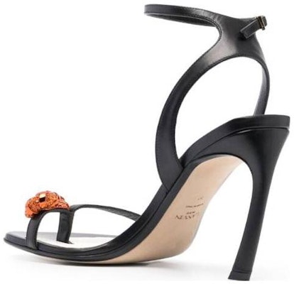 蘭蔻 舒適露趾繫帶高跟鞋 10.5cm 女款 黑色 Lookbook 蘭蔻 舒適露趾繫帶高跟鞋 10.5cm 女款 黑色