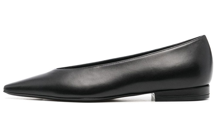 (W) Lanvin Leather Slip-On 'Black Ballet'