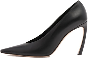 (Women) Lanvin Leather Slip-On 'Fashion Comfort Stiletto Black' FW-PUSP00-NAPA-P2310 (Women) Lanvin Leather Slip-On 'Fashion Comfort Stiletto Black' FW-PUSP00-NAPA-P2310